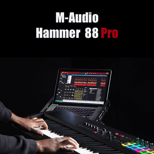 m-audio-hammer-88-pro-melomini- خرید فروش میدی کنترلر ام آدیو همر پرو 88-